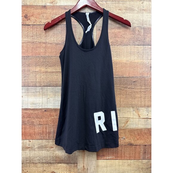 Lululemon Cool Racerback Cycle RIDE Tank Top Black Size 4 - Picture 2 of 5